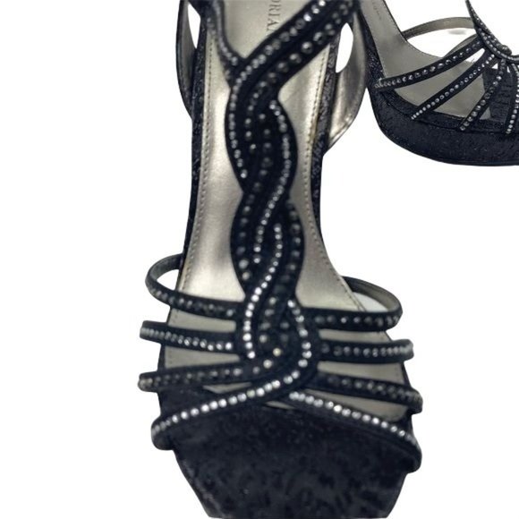 Adrianna Papell Women’s heeled sandals black Size 7.5 - Picture 5 of 12